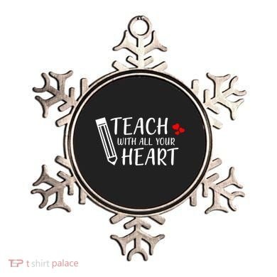 I Teach With All Your Heart Ornament