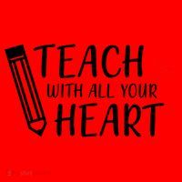 I Teach With All Your Heart Santa Hat thumb 1
