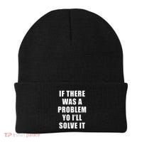 If There Was A Problem Yo ILl Solve It Ice Ice Baby Beanie thumb 0