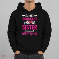 I'm The Youngest Sister Rules Don't Apply To Me Siblings Hoodie thumb 0