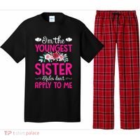 I'm The Youngest Sister Rules Don't Apply To Me Siblings Pajama Set thumb 0