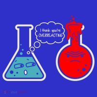I Think You Are Overreacting Funny Nerd Chemistry Gift Long Sleeve Shirt thumb 2