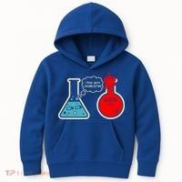 I Think You Are Overreacting Funny Nerd Chemistry Gift Kids Hoodie thumb 0