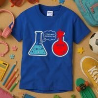 I Think You Are Overreacting Funny Nerd Chemistry Gift Kids T-Shirt thumb 3
