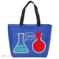 I Think You Are Overreacting Funny Nerd Chemistry Gift Tote Bag thumb 0