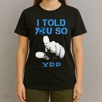 I Told You So Hodl Xrp Ripple Coin Blockchain Crypto Bullrun T-Shirt thumb 4