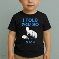 I Told You So Hodl Xrp Ripple Coin Blockchain Crypto Bullrun Toddler T-Shirt thumb 2
