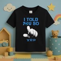 I Told You So Hodl Xrp Ripple Coin Blockchain Crypto Bullrun Toddler T-Shirt thumb 3