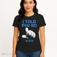 I Told You So Hodl Xrp Ripple Coin Blockchain Crypto Bullrun Women's T-Shirt thumb 4
