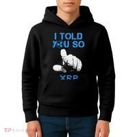 I Told You So Hodl Xrp Ripple Coin Blockchain Crypto Bullrun Kids Hoodie thumb 4