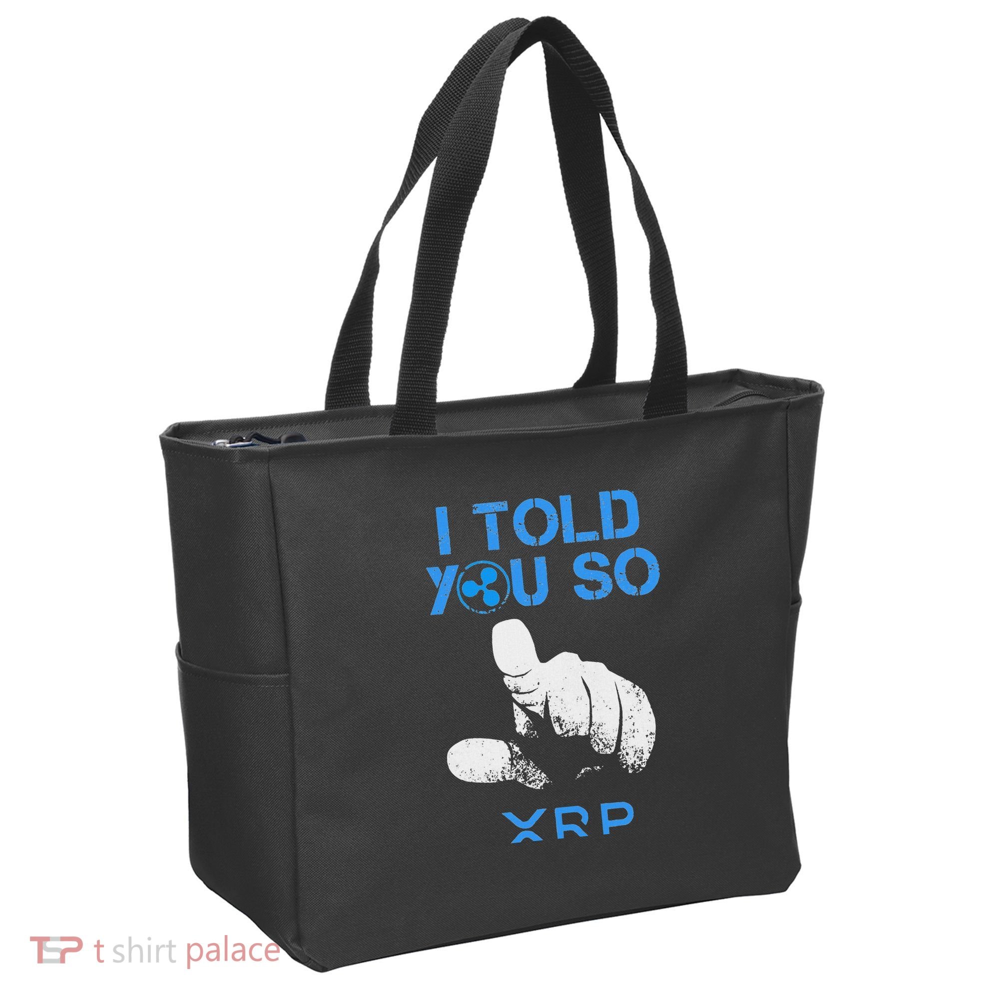 I Told You So Hodl Xrp Ripple Coin Blockchain Crypto Bullrun Tote Bag