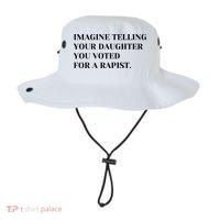 Imagine Telling Your Daughter You Voted For A Rapist Bucket Hat thumb 0
