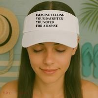 Imagine Telling Your Daughter You Voted For A Rapist Visor thumb 2