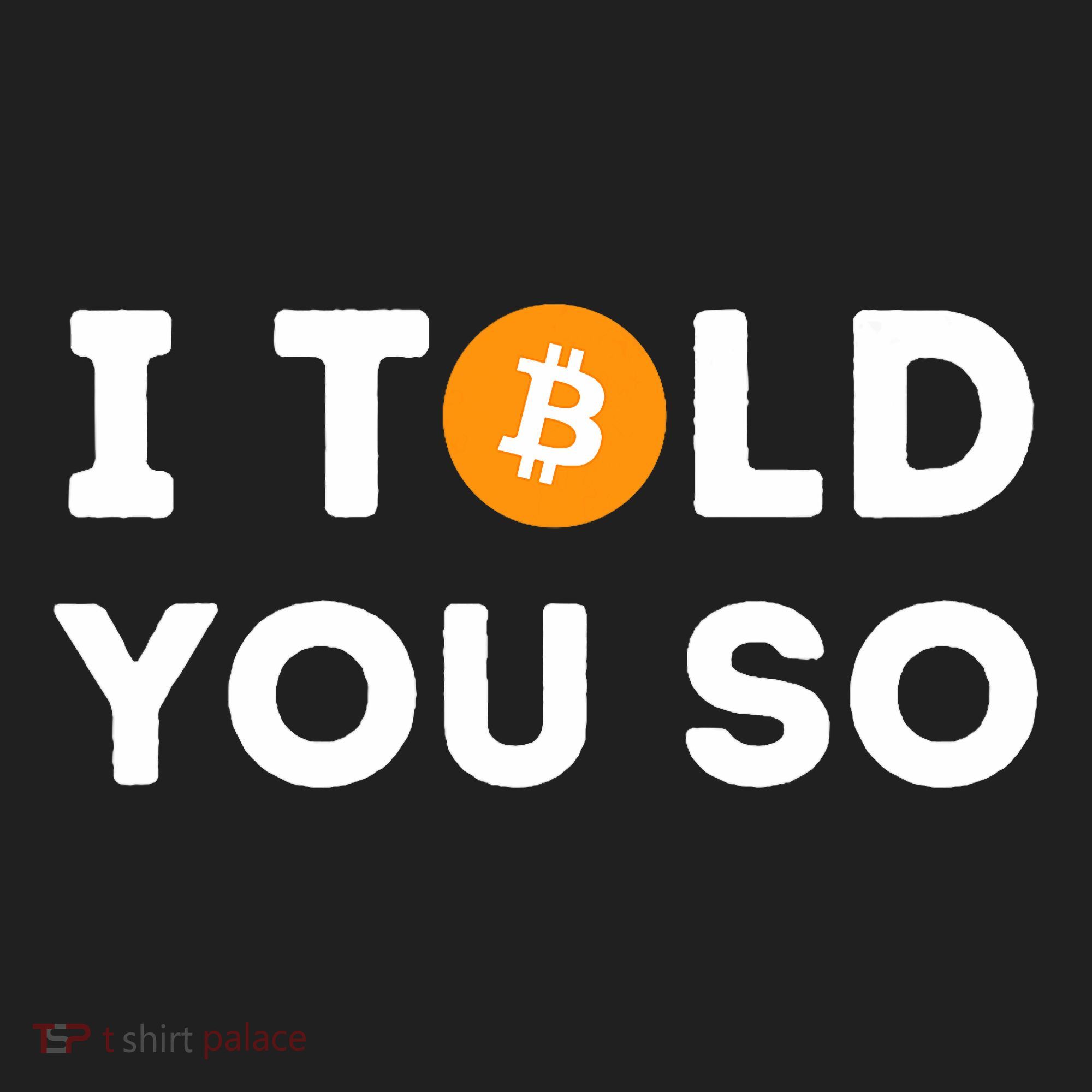 I Told You So Funny Crypto Trader Btc Bitcoin Investor Beanie
