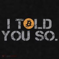 I Told You So Bitcoin Funny Btc Crypto Cryptocurrency Trader Ladies PosiCharge Tri-Blend Wicking Tank thumb 2