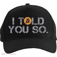 I Told You So Bitcoin Funny Btc Crypto Cryptocurrency Trader Five-Panel Snapback Cap thumb 0