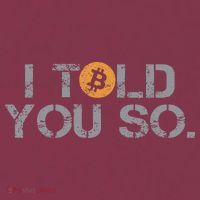 I Told You So Bitcoin Funny Btc Crypto Cryptocurrency Trader 16oz Travel Tumbler thumb 2