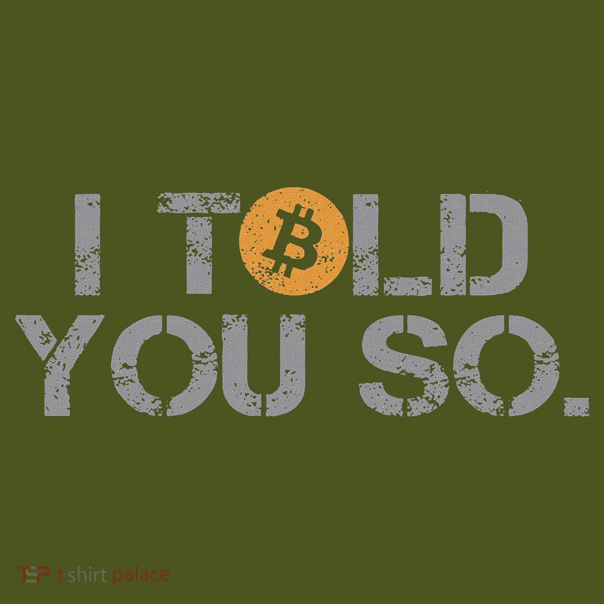 I Told You So Bitcoin Funny Btc Crypto Cryptocurrency Trader The Baniff Cuffed Pom Beanie