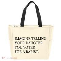 Imagine Telling Your Daughter Resist Tote Bag thumb 0