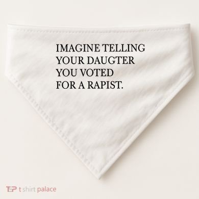 Imagine Telling Your Daughter Resist USA-Made Doggie Bandana