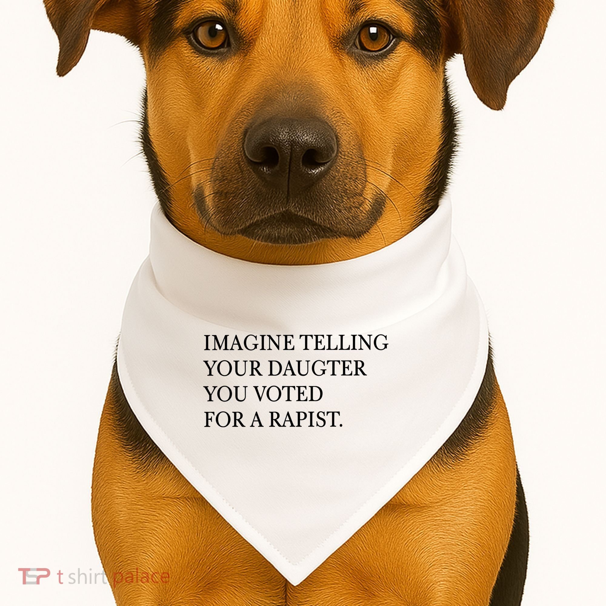 Imagine Telling Your Daughter Resist USA-Made Doggie Bandana