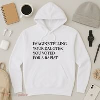 Imagine Telling Your Daughter Resist Hoodie thumb 3
