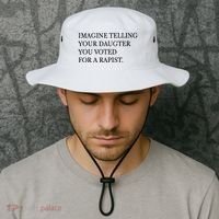 Imagine Telling Your Daughter Resist Bucket Hat thumb 2