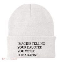 Imagine Telling Your Daughter Resist Beanie thumb 0