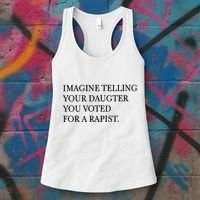 Imagine Telling Your Daughter Resist Women's Tank Top thumb 3