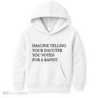 Imagine Telling Your Daughter Resist Kids Hoodie thumb 0