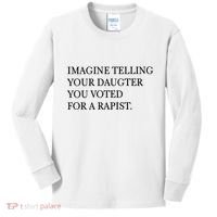 Imagine Telling Your Daughter Resist Kids Long Sleeve Shirt thumb 0