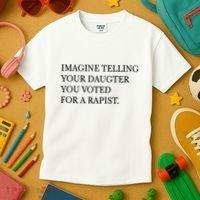 Imagine Telling Your Daughter Resist Kids T-Shirt thumb 3