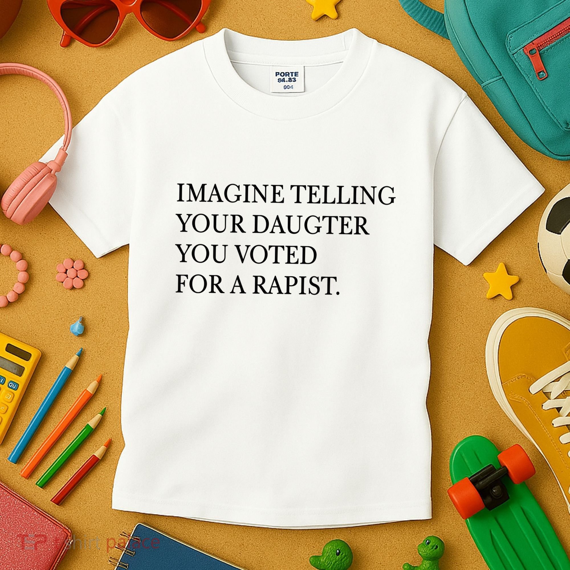 Imagine Telling Your Daughter Resist Kids T-Shirt
