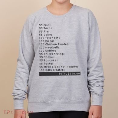 I Think You Should Leave Pay It Forward 55 BURGERS Women's Sweatshirt