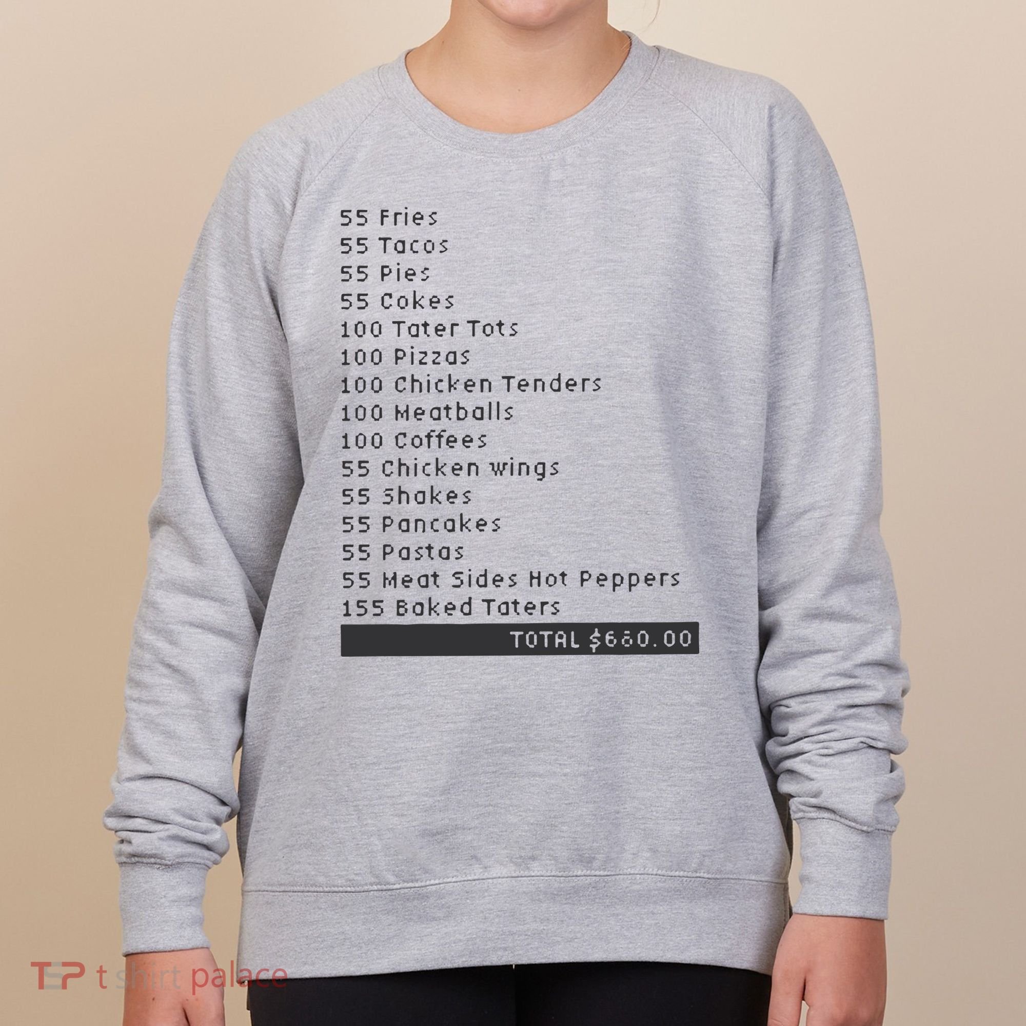 I Think You Should Leave Pay It Forward 55 BURGERS Women's Sweatshirt