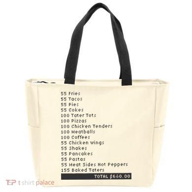 I Think You Should Leave Pay It Forward 55 BURGERS Tote Bag