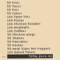 I Think You Should Leave Pay It Forward 55 BURGERS Tote Bag thumb 4
