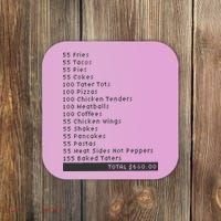 I Think You Should Leave Pay It Forward 55 BURGERS Coaster thumb 0