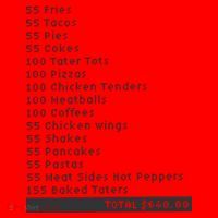 I Think You Should Leave Pay It Forward 55 BURGERS Santa Hat thumb 1