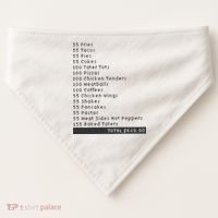 I Think You Should Leave Pay It Forward 55 BURGERS USA-Made Doggie Bandana thumb 0