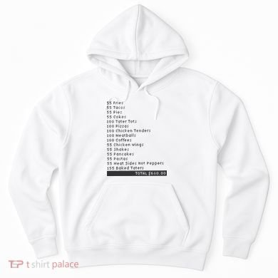 I Think You Should Leave Pay It Forward 55 BURGERS Hoodie