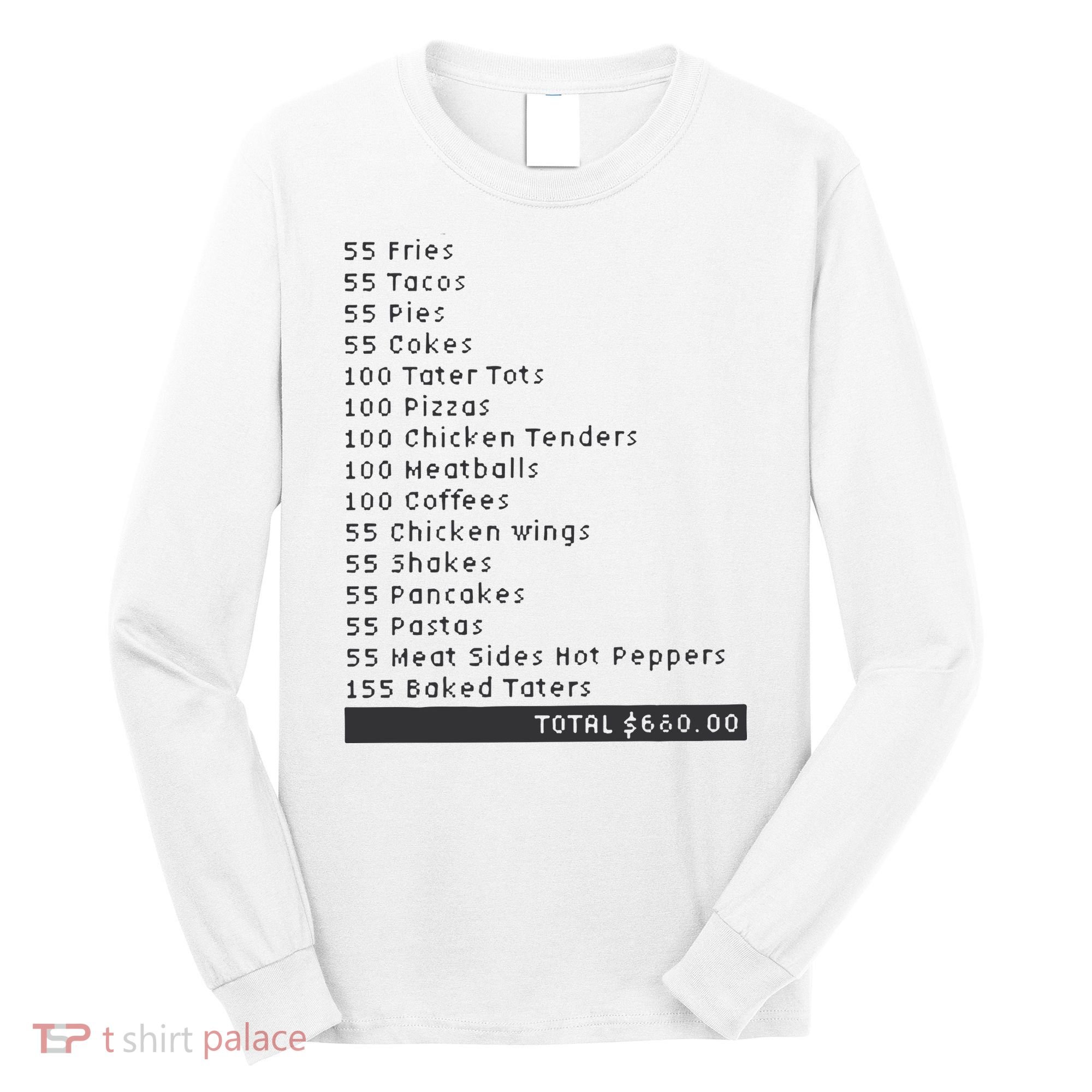 I Think You Should Leave Pay It Forward 55 BURGERS Long Sleeve Shirt