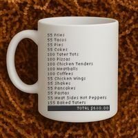 I Think You Should Leave Pay It Forward 55 BURGERS Coffee Mug thumb 2