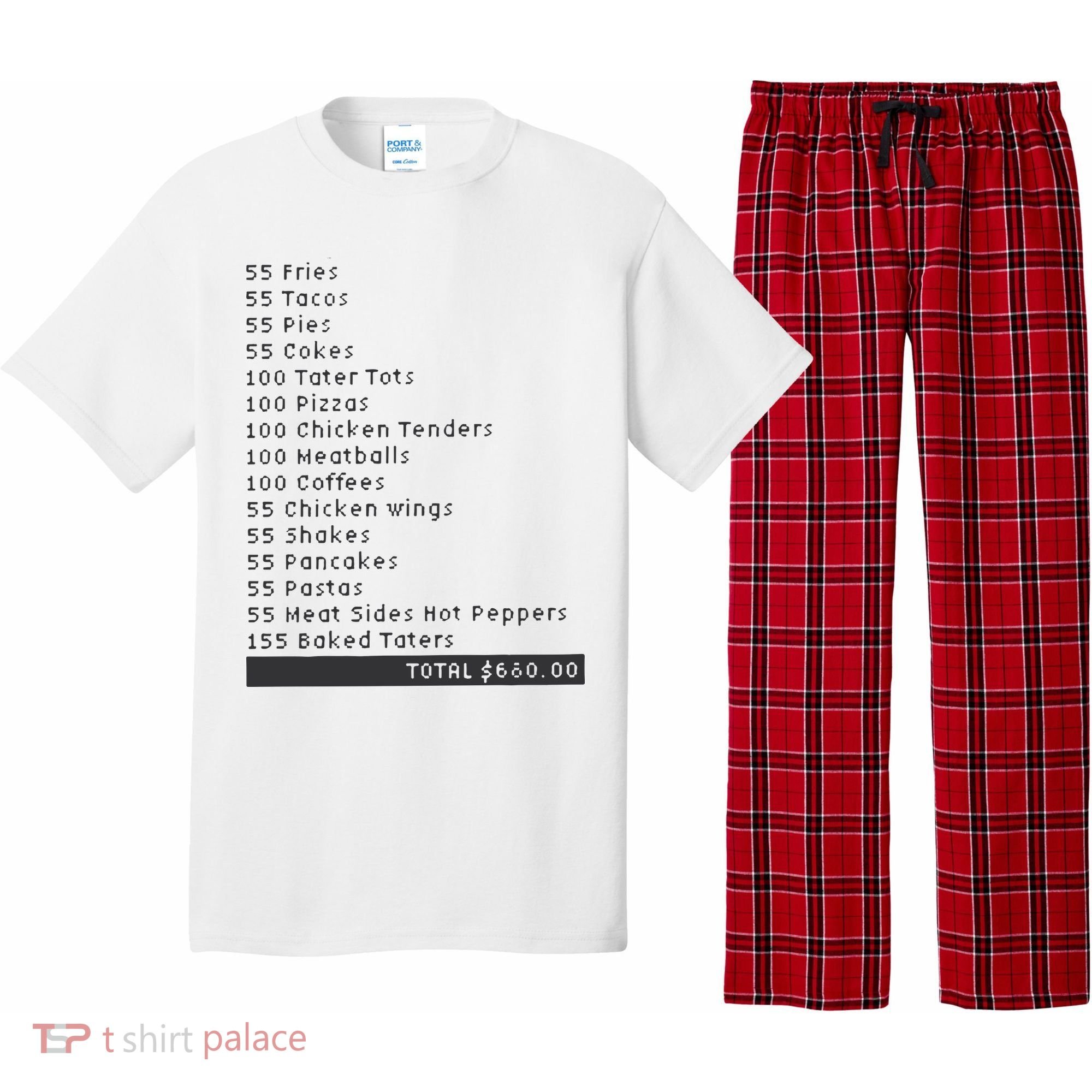 I Think You Should Leave Pay It Forward 55 BURGERS Pajama Set