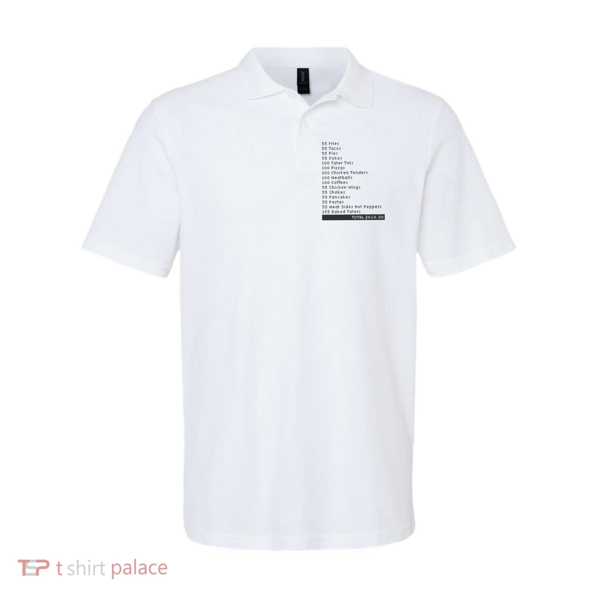I Think You Should Leave Pay It Forward 55 BURGERS Polo