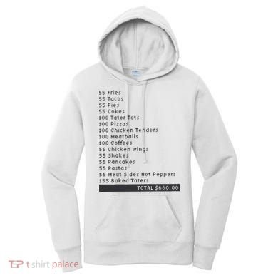 I Think You Should Leave Pay It Forward 55 BURGERS Women's Hoodie