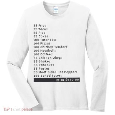 I Think You Should Leave Pay It Forward 55 BURGERS Women's Long Sleeve Shirt