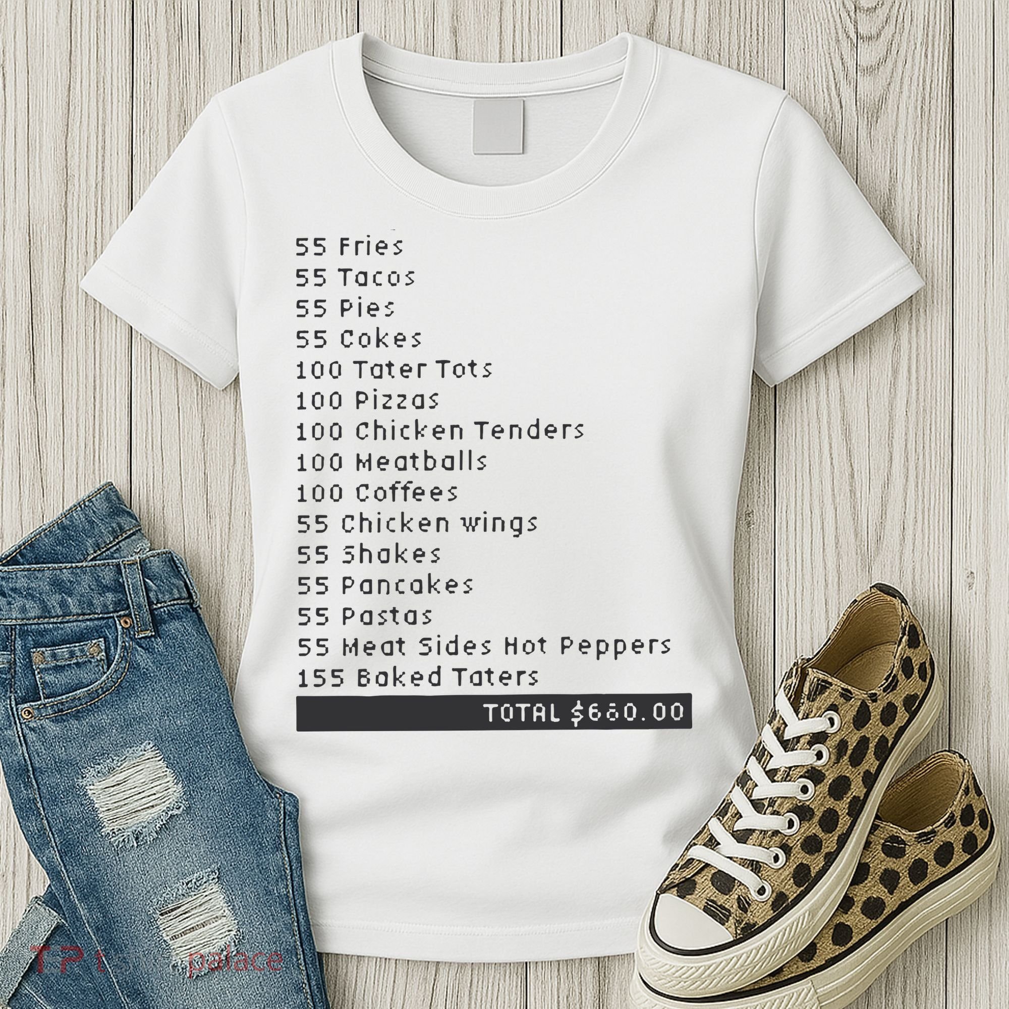 I Think You Should Leave Pay It Forward 55 BURGERS Women's T-Shirt