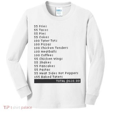 I Think You Should Leave Pay It Forward 55 BURGERS Kids Long Sleeve Shirt
