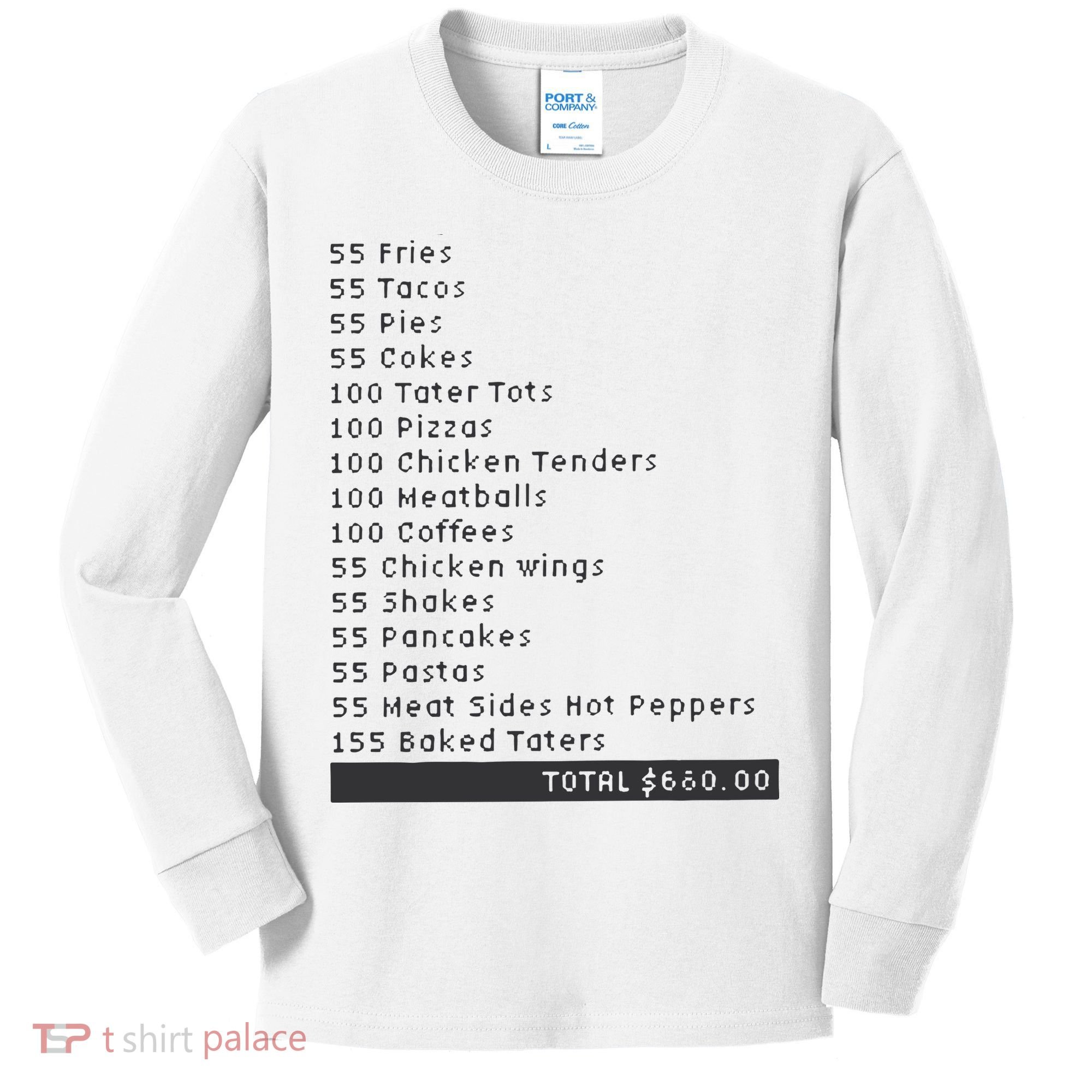 I Think You Should Leave Pay It Forward 55 BURGERS Kids Long Sleeve Shirt
